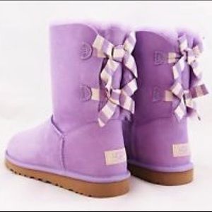 Striped Bow UGGs